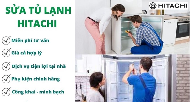 cam kết dịch vụ sửa tủ lạnh Hitachi 