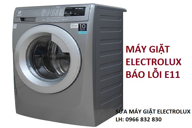 máy giặt electrolux báo lỗi e11
