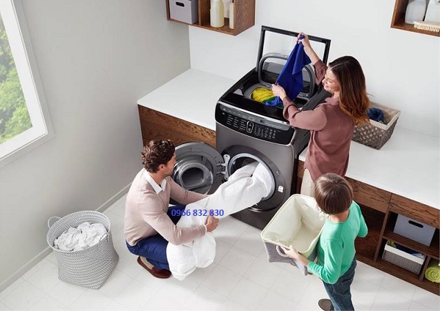 sửa máy giặt sấy 2 lồng Samsung 
